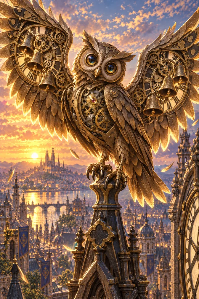 Clocktower Owl